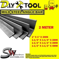 MILD STEEL ANGLE BAR/BESI ANGLE 1" ~ 1-1/2" (2 METER)