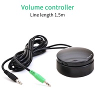 Audio Volume Wired Controller Aux 3.5mm Signal Volume Control by Cable Adjustment For Speakers Ampli