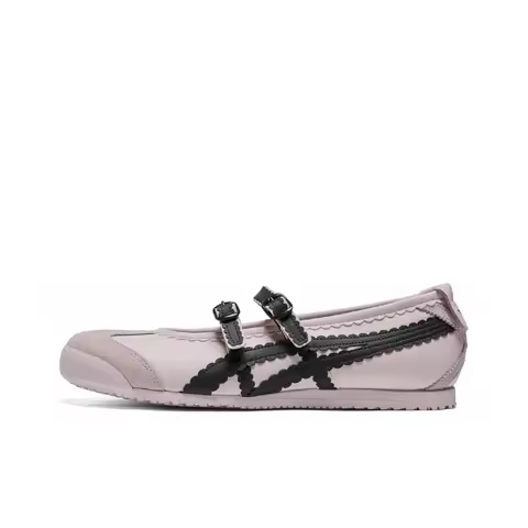 Onitsuka Tiger MEXICO 66 TGRS Flat Mary Jane Shoes Women's Pink 1182A678-700