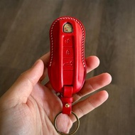 保時捷 Buttero 鑰匙皮套 長版 Porsche Macan Cayenne Taycan