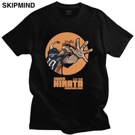 Cool Anime Manga Shoyo Hinata T-shirt Men 100% Cotton Haikyuu Tees Top Crew Neck Short Sleeve Fashio