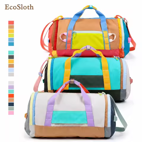 EcoSloth Unisex Travel Bag Multifunctional Foldable Large Capacity Outdoor Airport Duffle Tote Big W