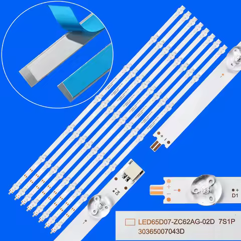 LED Backlight Strip For Candy Uno 65 Haier 65 SMART TV S1 65R3 LU65C61(PRO) LS65Z51Z LU65C7 65U740NB