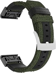 GANYUU Nylon Strap for Garmin Fenix 6 6X Pro Fenix 5 5X plus 3HR Forerunner 935 945 S60 S62 Mk2 D2 Bravo Quick Release Smart Watch band