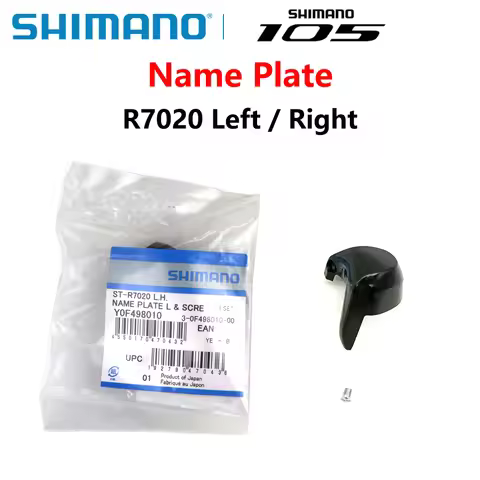 Shimano 105 R7020 Name Plate & Fixing Screw Black Left Hand Right Hand For ST-R7000 Original SHIMANO