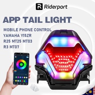 YAMAHA Y15 Y15ZR R25 MT25 MT07 TAIL LAMP APP LED INTEGRATED TST LAMPU BELAKANG BRAKE LIGHT MT03 MT-2