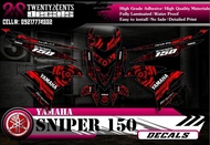 sniper 150 decals /sticker version 1