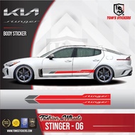 👍 KIA STINGER CAR BODY STICKER SET STINGER - 06