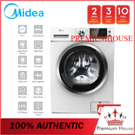 Midea MFL80-S1401C Front Loading Washing Machine 8kg Mesin Basuh *SIMILAR WW85J44G0BW FC1208N5W NA-1