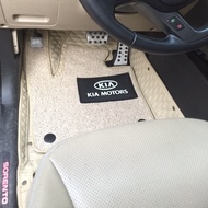 6D Carbon Car Floor Mats for Kia Sorento 2021 7-seat version