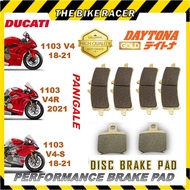 DUCATI DISC BRAKE PADS PANIGALE 1103 V4 PANIGALE 1103 V4 R PANIGALE 1103 V4 S GOLD QUALITY