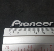 ราคาต่อชิ้น PIONEER 5.5 CM Speaker Badge Emblem Logo Aluminium Made