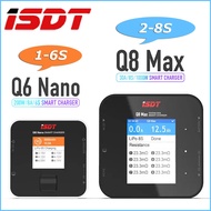 ISDT Q6 Nano 200W/ Q8 Max 1000W Smart Charger 1-6S/2-8S High Power Lipo Battery Balance Charger For 