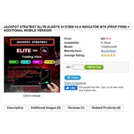 JACKPOT STRATEGY ELITE ALERTS SYSTEM V4.4 INDICATOR MT4 (PROP FIRM) + ADDITIONAL MOBILE VERSION