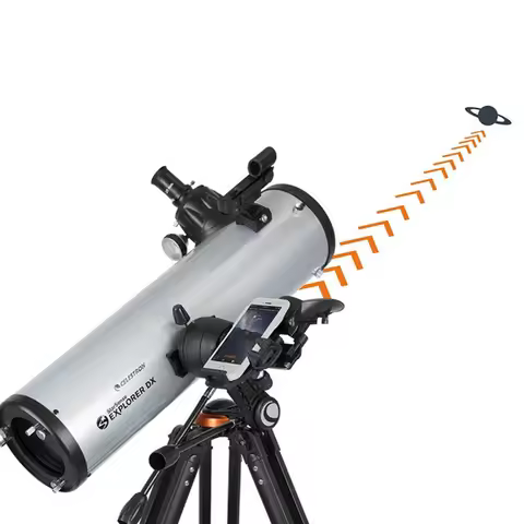 Celestron SSE DX130AZ Astronomical Telescope 130/650 StarSense Explorer Smartphone App-Enabled with 