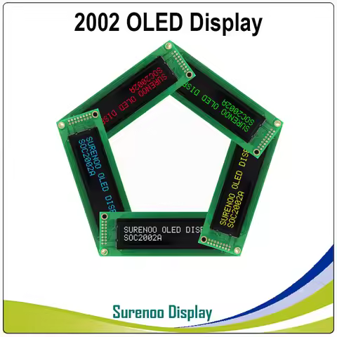 Real OLED Display, 2002 Parallel OLED Compatible 202 20*2 Character LCD Module Display LCM Screen II