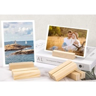 Wooden Cube Rustic Place Card Holders