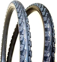 Catazer 26x1.95/26x2.125/26x1.50 1 Pair Bcycle Tire Fixed Inflation Solid Tyre Bicycle Gear Solid fo