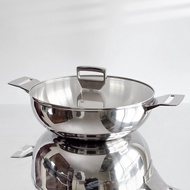 Nồi lẩu inox 316 đúc liền khối HAATZ CIC6620 size 26cm kèm vung kính