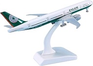 1:400 18.5cm With Wheels Airplane Aircrafts Boeing B777-300er EVA Air Plane Model