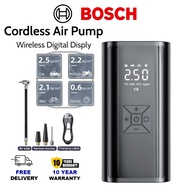 Bosch Air Pump Portable Car Air Pump Tyre Compressor Accessories Quick Wireless Car Air Pump with LED Display