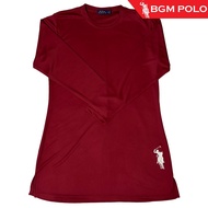 BGM POLO MELANGE MUSLIMAH T-SHIRT-BP 100% Mini Eyelet Microfiber 150gsm-LTMLM001ML-AF