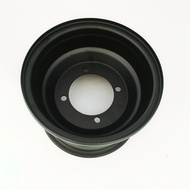 ESUM Black steel 4 hole ATV rear rim wheel hub(90x110mm ) for tyre 19x7.00-8 for Go Kart Buggy Goff 