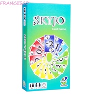 FRANCESCO 1 Box SKYJO Action Card Game, Multiplayer Intellectual Development English Drunken Board Game, Kids Toy All English Happy Promoting Emotions Card Games Party Games