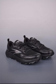 Brooks Cascadia 16 男款黑色越野跑鞋 | 強化抓地 輕量緩震 戶外跑者首選