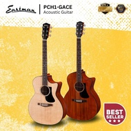 Eastman PCH1-GACE Grand Auditorium Acoustic Guitar w Eastman Pickup by Fishman , Solid Spruce Top