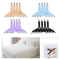 4Pcs/lot Bed Sheet Fasteners Holder for Home Straps Adjustable Clips For Bed Sofa Cushion Sheet Organizer Mattress Cover Clip