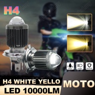 Universal Motorcycle LED Headlight Bulb Px15D H6 H4 Yellow+White Tmx 125 Headlight Bulbs