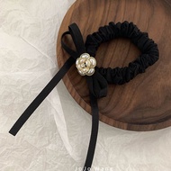 Camellia Bow Streamer Hair Tie Female Hair Tie Head Tie Headdress Hair Tie