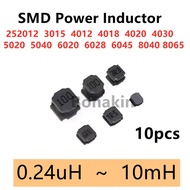 10pcs SMD Power Inductor NR 252012 3015 4012 4018 4020 4030 5020 5040 6020 6028 6045 8040 8065 1 10 