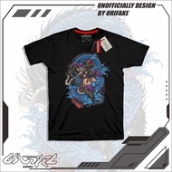 fashion 2025 Kaido Blue Dragon Tshirt / Jersey Microfiber Dress / Jersey Sublimation / Tshirt Jersey