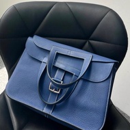 Hermes Halzan 31 明藍色 TC皮 C刻2018