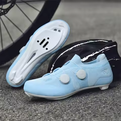 Road Cycling Shoes Flat Pedal Cycle Speed Cycling Sneaker Man Cleats Shoes Outdoor Light Racing Foot