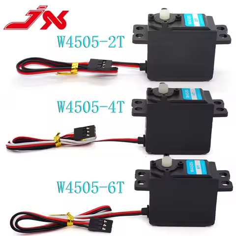 JX Servo W4505-2T W4505-4T W4505-6T 4.8~6V 6.13kg.cm 0.7sec JR Connector RC Sailing Winch Yacht Serv