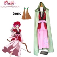 In stock Anime Akatsuki no Yona Princess Yona of the Dawn Princess Dress Cloak women Cosplay Costume