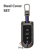 Perodua Bezza Key Cover 2024 Steel Keyless Aruz Key Cover Sarung Cover Kunci Bezza 1.0 Accessories