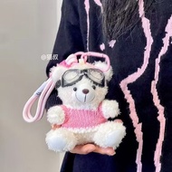 Sweater Bear Keychain Bag Pendant Creative Plush Doll Cute Bear Doll Couple Girlfriend Gift Pendant 