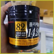 ◮ ∠ ◇ HOSPITAL PLAYLIST LOTTE Dream Cacao 82% dark chocolate 100g 85g JUN WAN CANDY