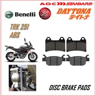 BENELLI DISC BRAKE PADS TRK251 ABS 2023 BEST QUALITY