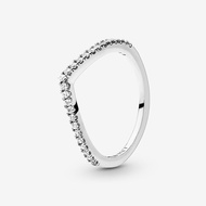 Pandora Sparkling Wishbone Ring - SILVER original cincin ori hadiah