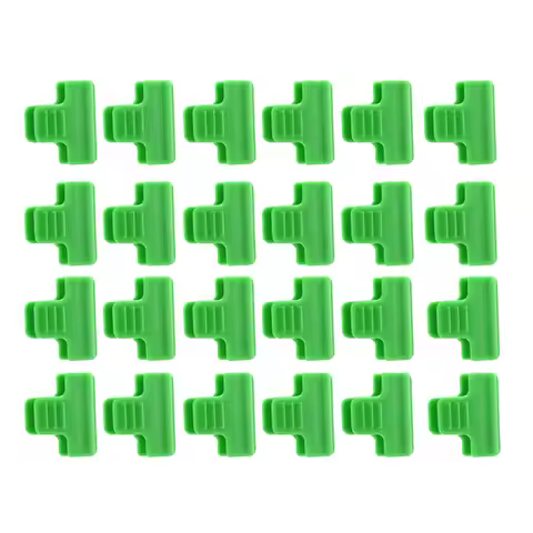 24pcs/48pcs 8mm 19mm Greenhouse Clips Plastic Film Clips Shade film clips Gardening supplies Tear-re