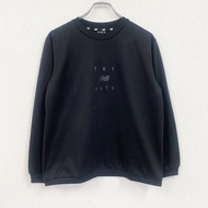 New Balance THE CITY 運動衫/運動鞋，三重印花，黑色，S 碼，古著。