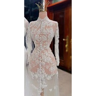 Phụ kiện choàng rời tạo kiểu váy cưới croset váy cưới