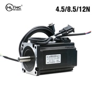 HLTNC Nema 34 86HB 2 Phase Closed Loop 4.5 8.5 12 Nm Hybrid Servo Stepper Motor With Encoder For CNC