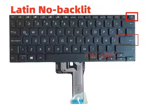 Latin Black Laptop keyboard For ASUS Vivobook X412F X412FA X412U X412UB X412UA X412D R423 R424F A409
