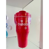 Dunkin Water Glass donut